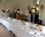 High and Low table arrangements in The Donneraile Room, The Grove