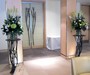 Ivory Suite - Lobby Delphinium, Hydrangea & Roses